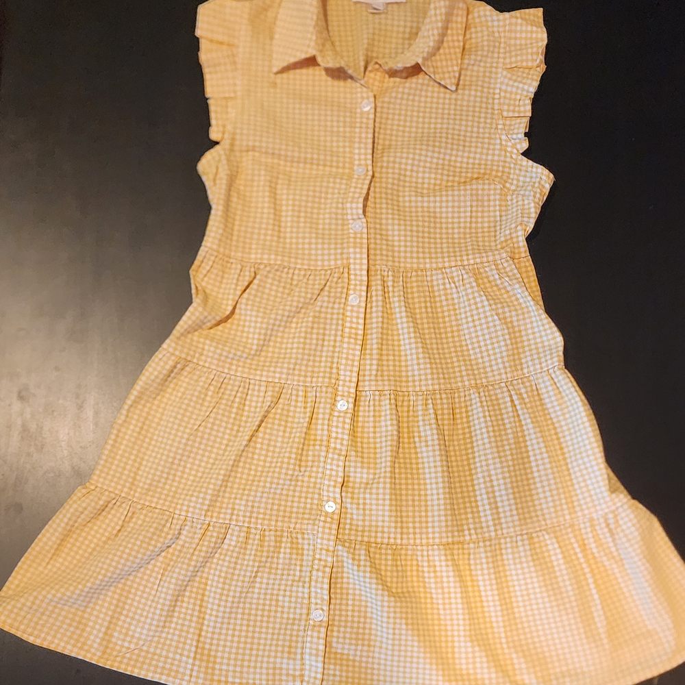 Monteau Yellow Sleeveless Smocked Sundress